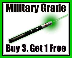 GREEN BEAM HD Laser Pointer Pen Military Grade NEW 2010  