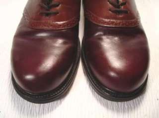 NUNN BUSH Mens Comfort Brown Leather Saddle Shoes 9.5  