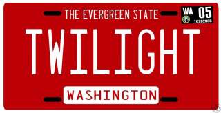 Washington State Twilight sunset sunrise License plate  