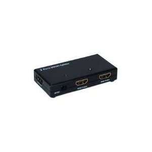 QVS 1x2 2 Port HDMI HDTV/HDCP 720p/1080p Splitter/Distribution 