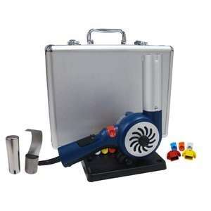 Heat Gun Kit with Temperature Keys and Accessories in Metal Case