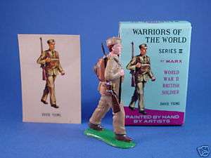 MARX Warriors of the World WWII British Soldier Young  