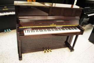 Schiller Upright Piano Model 47T African Mahogany  