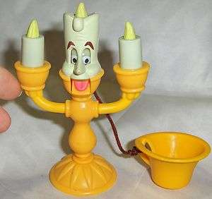 Mcdonalds Disney Beauty & the Beast Toy PVC Figure # 3 Lumier 