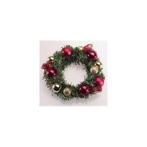  Pack of 6 Holiday Sparkle Christmas Pillar Candle Garland 