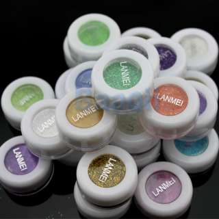 Eye Shadow Powder Mineral Pigment Makeup 24 Colors Pro Glitter Gift 