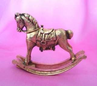 ROCKING HORSE SOLID PERFUME By Max Factor   2 1/2 Tall  