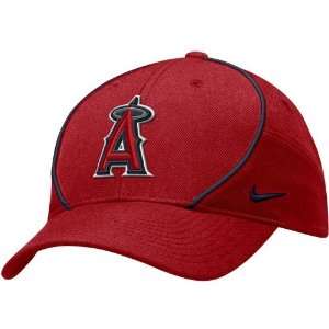  Nike Los Angeles Angels of Anaheim Red Post Season Wool 