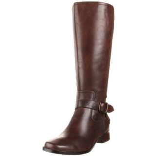 Fitzwell Womens Mentor Wide Calf Boot,Brown Burnished Leather,13 M US 