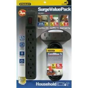  Surge Protector Value Pack (3 Pieces) Electronics