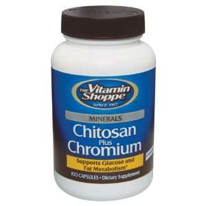  Vitamin Shoppe   Chitosan Plus Chromium, 265 mg, 100 