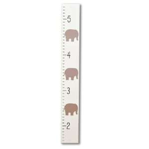  Homeworks Etc Elephant Growth Chart, Ivory/Brown Baby