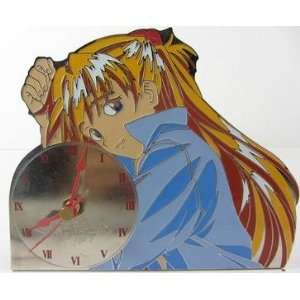     Asuka Langley   5 Embossed Metal Clock   Sega Japan Import 2008