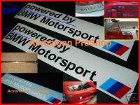 BMW Motorsport Decal M3 M5 Z3 X5 E92 E46 E36 E39 E60 Z4  