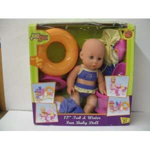  Just Kidz 12 Tub & Water Fun Baby Doll Toys & Games