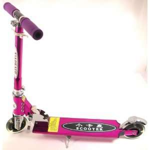  New Purple Kick Scooter w/LED lighted Wheels Toys & Games