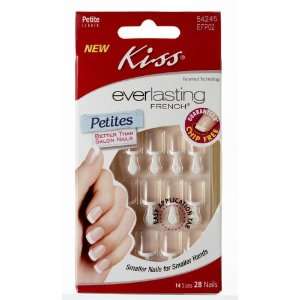  Kiss Nails Everlasting French Petite Clear (2 Pack 