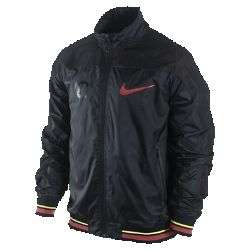 Mens Nike World Champs Woven Basketball Jacket Size L Black/Red New 