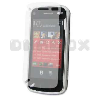 Leather Case Pouch Cover Skin + Film For Nokia N97 h_Black  