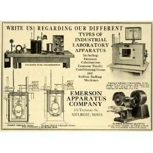 1922 Ad Industrial Laboratory Emerson Chemical Engineering Fuel 