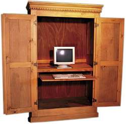 English HOME OFFICE Computer Cabinet Antique European Reproduction 25 