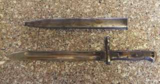 100 year old Mauser M95 German Bayonet SOLINGEN Marked POOR CONDITION 