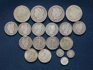 Lot of $10.30 Face Old Silver Coins   US COINS  