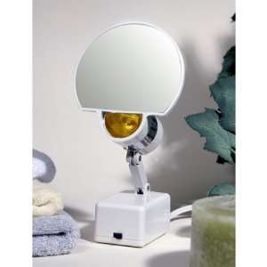  9X Lighted Travel Magnifying Makeup Mirror