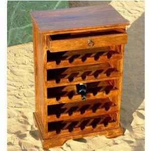   Wood 25 Bottles Storage Liquor Cabinet Wine Rack Furniture & Decor