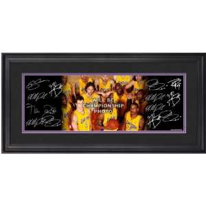 Mounted Memories Los Angeles Lakers 2010 Nba Finals Champions Framed 
