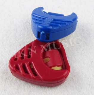 10 pcs Colorful Plactic Guitar Pick Holder, Color will be sent 