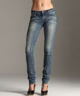 PRPS medium wash Dart skinny jeans   