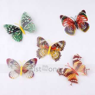   Gift Plastic Butterfly Home Wedding Party Kids Room Decoration  