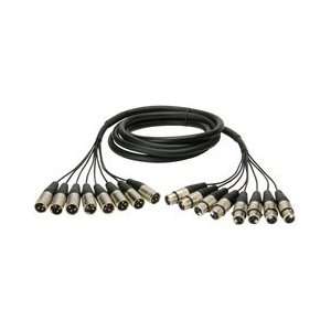   Snake Cable 8 Channel XLR Female to XLR Male 25 ft. Electronics