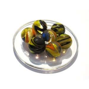  2 Larges Marbles   Marble SPEEDY   Glass Marble diameter 