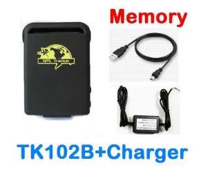 GPS GSM GPRS tracker TK102B+hardwired car charger waterproof,magnet,PC 