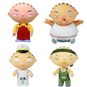   Mezco Family Guy Stewie Deluxe Action Figure Box Set 4 Toys & Games