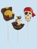 Wilton Pirate Large Lollipop Candy Mold Treasure Chest Pirate Ship New 