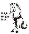 Plastic Horse & Pony Weight Measuring Tape