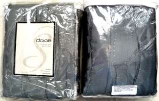 PAIR OF DOLCE ROD POCKET PANEL CURTAINS 110 X 84  