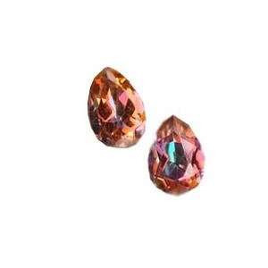  Azotic Mystic Topaz Pear Unset Loose Gemstones 7mm (Qty2 