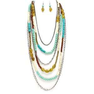   NECKLACE EARRING SET   Native American Southwestern Inspired Jewelry