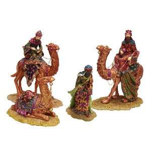   Three Kings & Camel Christmas Nativity Figures 15.75