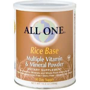 All One Multiple Vitamins & Minerals Rice Base 15.9 oz. (30 day supply 