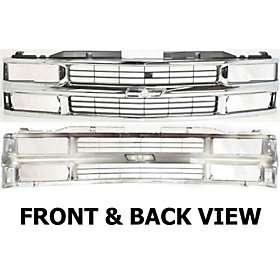 Chevy 3500 2500 1500 Tahoe Suburban Chrome Grille Grill  