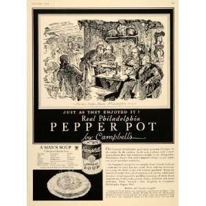   Pepper Pot Soup Canned   Original Print Ad: Home & Kitchen