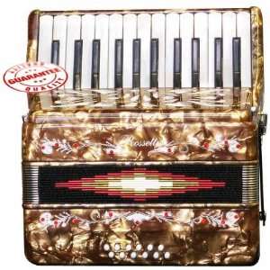   Beginner Piano Accordion 12 Bass 25 Keys Green: Musical Instruments