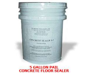 Gals of Concrete Sealer X 1 To Mitigate Radon  