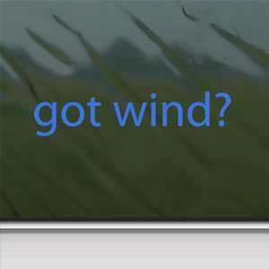   Decal Wind Surfing Kite Window Blue Sticker Arts, Crafts & Sewing