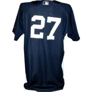   Yankees Game Used Home Batting Practice Jersey Sports Collectibles